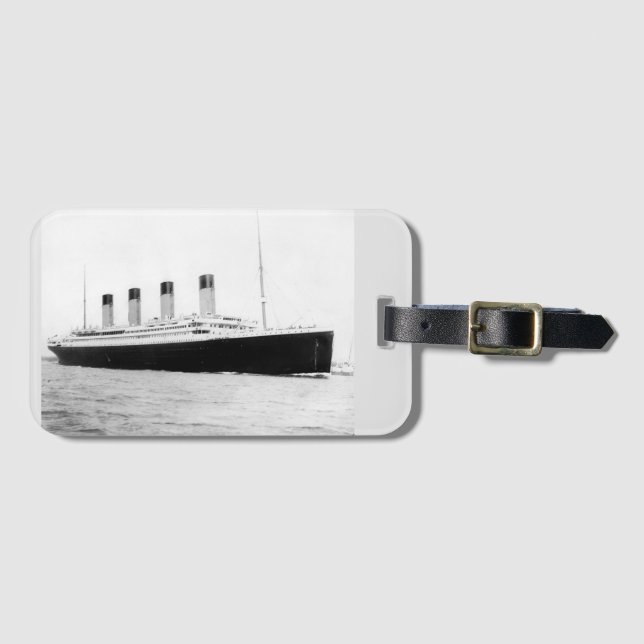 Etiqueta De Bagagem RMS Titanic Passenger Liner (Frente Horizontal)