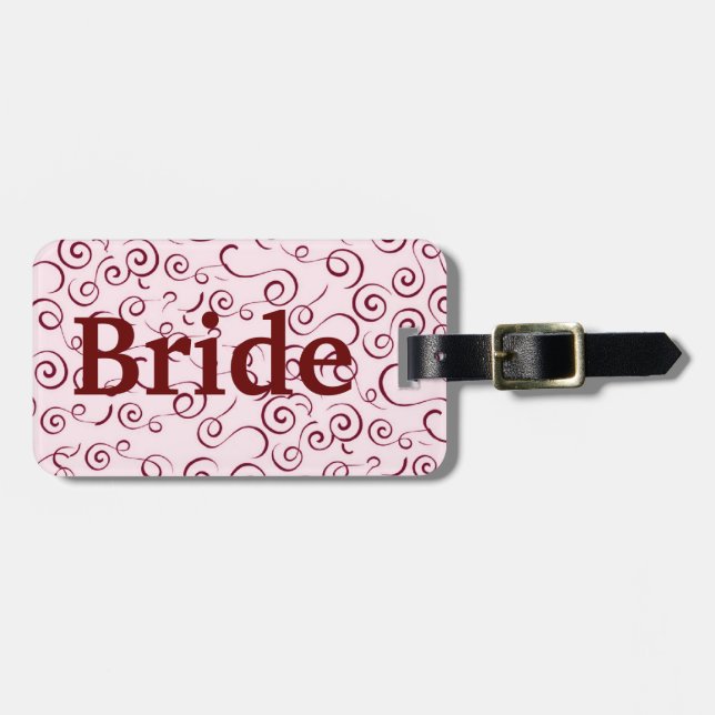 Etiqueta De Bagagem Rochas rosa (Frente Horizontal)