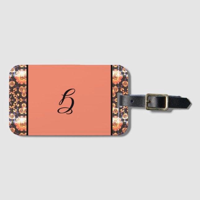 Etiqueta De Bagagem Roda de simetria (Frente Horizontal)