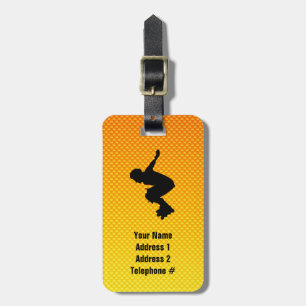 Etiqueta De Bagagem Rollerblading