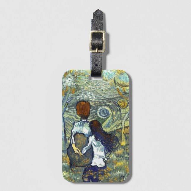 ETIQUETA DE BAGAGEM ROMANCE (Frente Vertical)