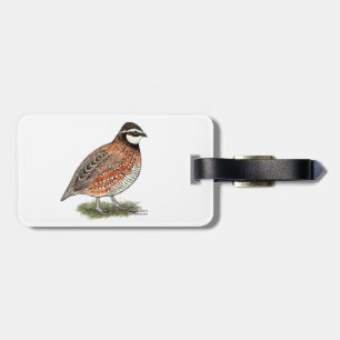 Etiqueta De Bagagem Rooster Bobwhite Quail