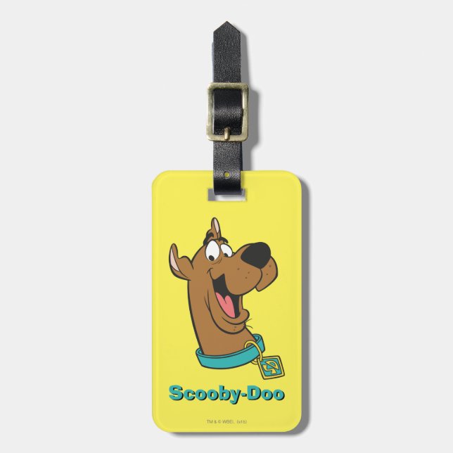 Etiqueta De Bagagem Rosto Feliz Scooby-Doo (Frente Vertical)