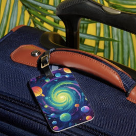 Etiqueta De Bagagem Rotação Planetária