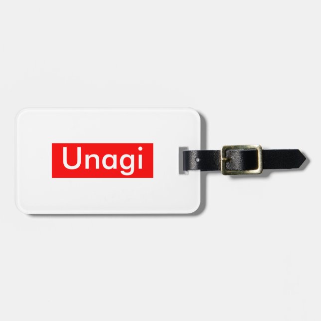 Etiqueta De Bagagem Rótulo Unagi (Frente Horizontal)