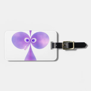 Etiqueta De Bagagem Roxo do pássaro BO-oby