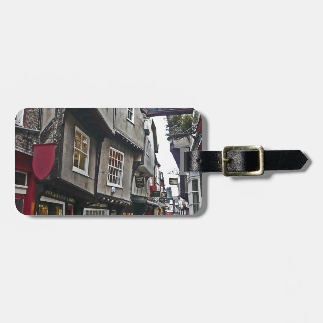 Etiqueta De Bagagem Rua da balbúrdia de York (Frente Horizontal)