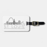 Rua Louis Stylized City Skyline Luartigo