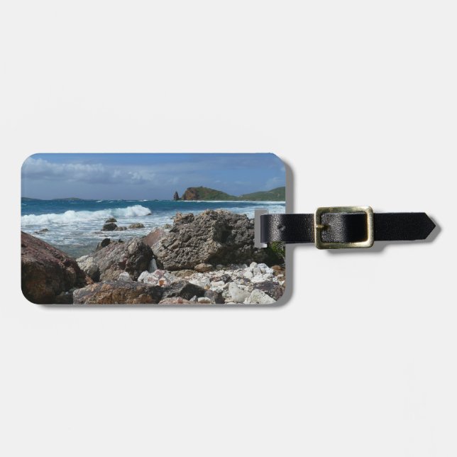 Etiqueta De Bagagem Rua Thomas Rocky Beach (Frente Horizontal)