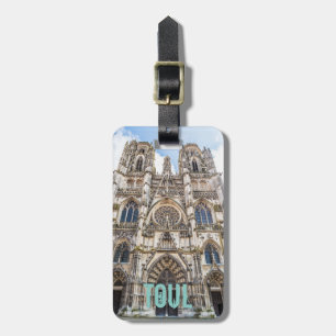 Etiqueta De Bagagem Rua Tol. presente da Catedral de Etienne France