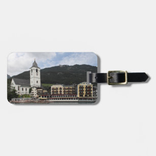 Etiqueta De Bagagem Rua.Wolfgang am Wolfgangsee, Salzburgo Österreich
