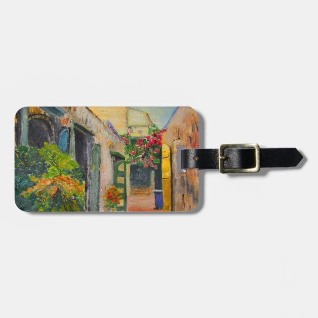 Etiqueta De Bagagem Ruas. Beco Croix (Frente Horizontal)