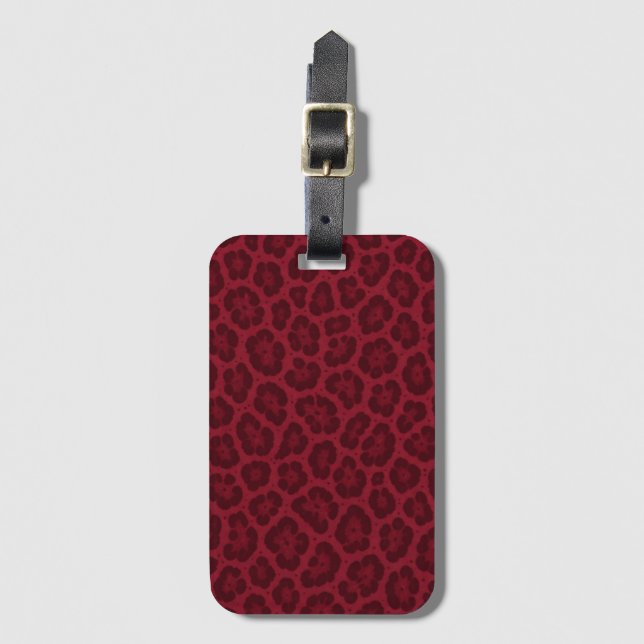 Etiqueta De Bagagem Ruby Roar (Frente Vertical)