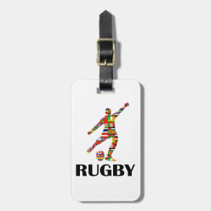 Etiqueta De Bagagem Rugby