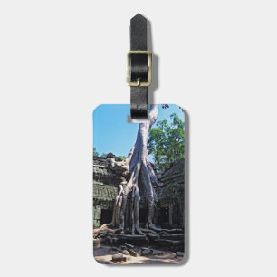 Etiqueta De Bagagem Ruína de Ta Prohm - Angkor Wat, Camboja, Ásia
