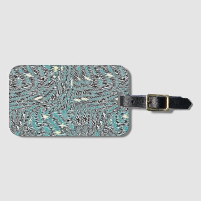 Etiqueta De Bagagem Rushing Wind (Frente Horizontal)