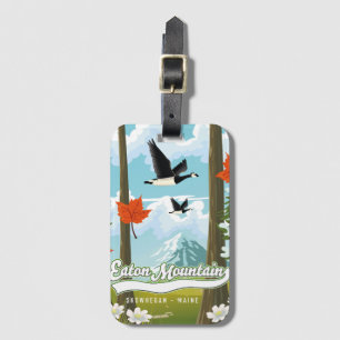 Etiqueta De Bagagem Saco de compras Eaton Mountain Skowhegan, Maine