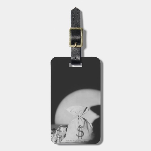 Etiqueta De Bagagem Saco de dinheiro (Frente Vertical)