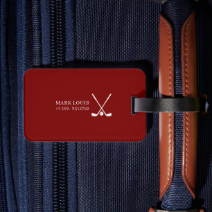 Etiqueta De Bagagem Saco de identificação personalizado para golfistas