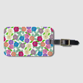 Etiqueta De Bagagem Saco de Tota das Flores de Gerânio