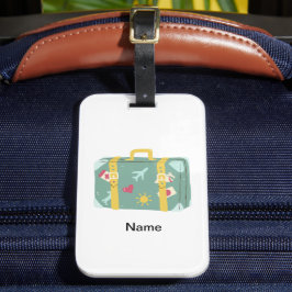 Etiqueta De Bagagem Saco de viagem de Nome Personalizado