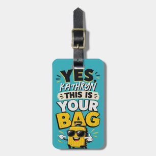 Etiqueta De Bagagem Saco Sim Personalizado Divertido