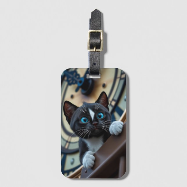 Etiqueta De Bagagem Saindo em Londres - Bolsa de Felini (Frente Vertical)