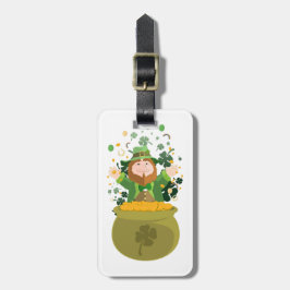 Etiqueta De Bagagem Saint Patrick's Leprechaun
