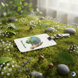 Etiqueta De Bagagem Salvar a Terra, Salvar a Natureza Ecológica - Amig