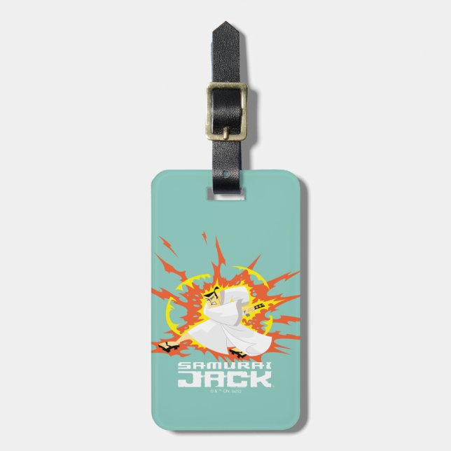 Etiqueta De Bagagem Samurai Jack Energy Graphic (Frente Vertical)