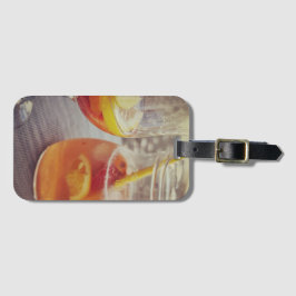 Etiqueta De Bagagem Sangria e Sol