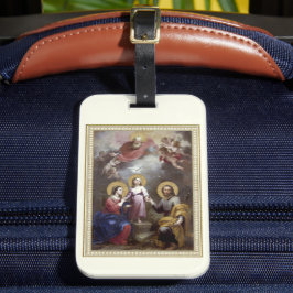 Etiqueta De Bagagem Santa Família Jesus Maria José Vintage Religioso