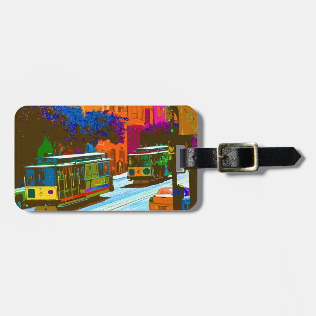 Etiqueta De Bagagem São Francisco 004 (Frente Horizontal)