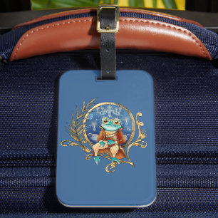 Etiqueta De Bagagem Sapo Victoriano Elegante