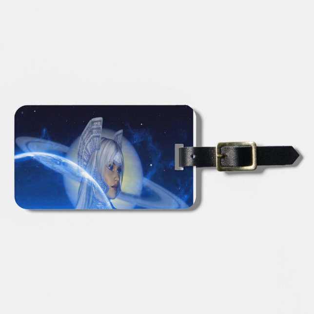 Etiqueta De Bagagem Saturno (Frente Horizontal)