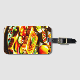 Etiqueta De Bagagem Saudável Encontra-Se Incomodado: Uma Delícia De Qu