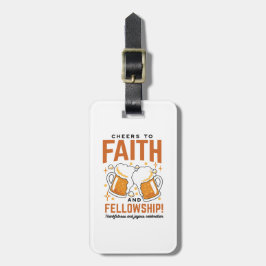 Etiqueta De Bagagem Saúde e Fellowship - Oktoberfest Tee