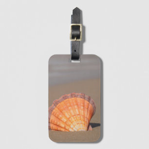Etiqueta De Bagagem Scallop Shell  Crete, piscina