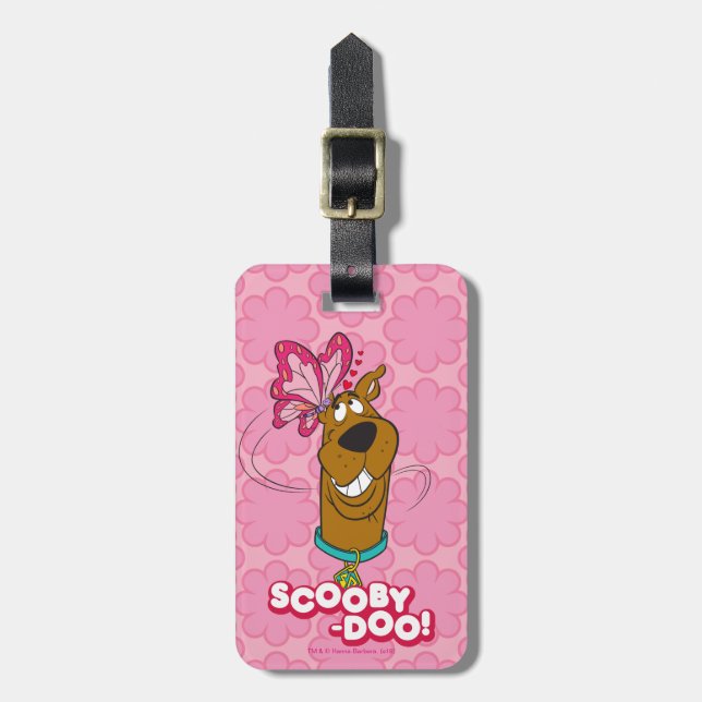 Etiqueta De Bagagem Scooby-Doo Butterfly Kisses (Frente Vertical)