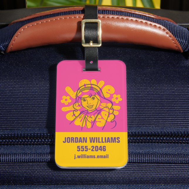 Etiqueta De Bagagem Scooby-Doo | Daphne se ame (Frente Insitu 2)