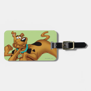 Etiqueta De Bagagem Scooby-Doo que encontra-se para baixo