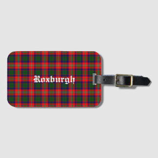 Etiqueta De Bagagem Scotland Roxburgh District Tartan Personalizado