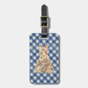 Etiqueta De Bagagem Scottie Tartan