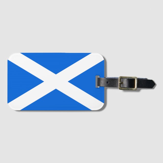 Etiqueta De Bagagem Scottish Flag bc ltcnt (Frente Horizontal)