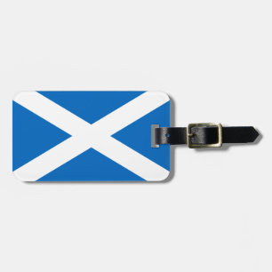 Etiqueta De Bagagem Scottish Flag of Scotland Santo Andrew's Cross Sal