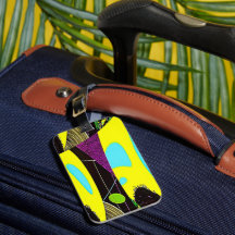 Etiqueta de Bagagem "Scrunchies" (com ranhura para