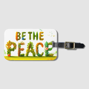Etiqueta De Bagagem Seja A Paz
