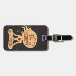 Etiqueta De Bagagem Seja na harmonia com o senhor mesmo 2