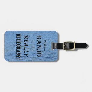 Etiqueta De Bagagem Sem Banjo - Bluegrass