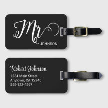 Senhor Roteiro Elegante Personalizado Nome do Noiv